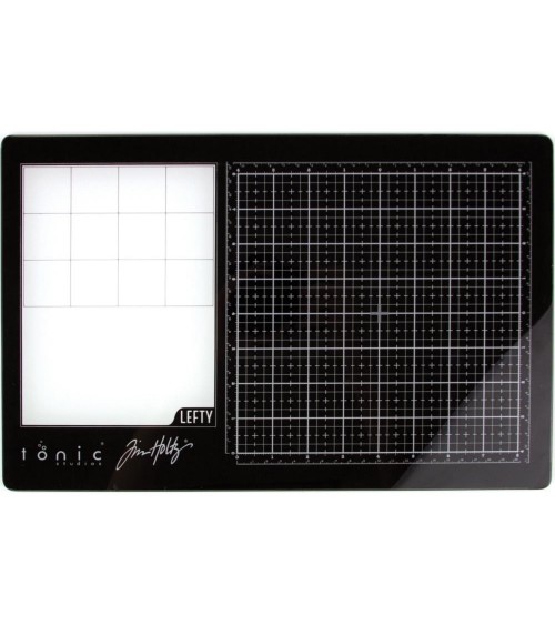 Tonic - Tim Holtz TRAVEL Glass Media Mat 10"x15" Linkshänder