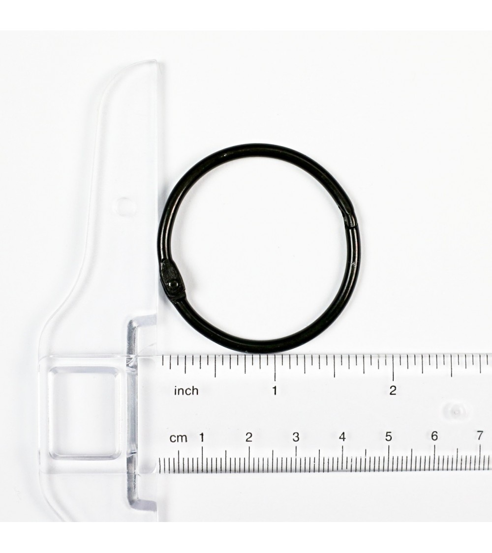 Buchring schwarz 38mm
