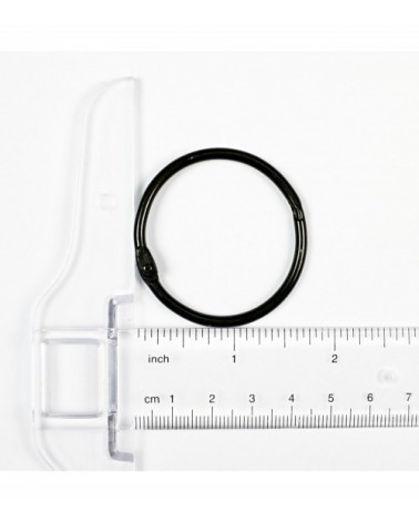 Buchring schwarz 38mm