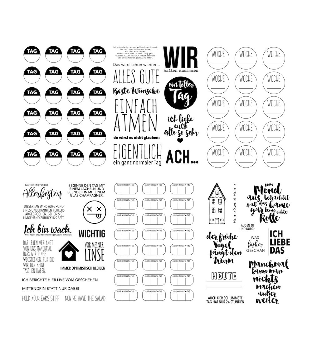 Klartext Printables für "außergewöhnliche Zeiten"