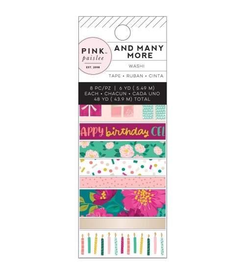 Pink Paislee - And Many More - Washi Tapes