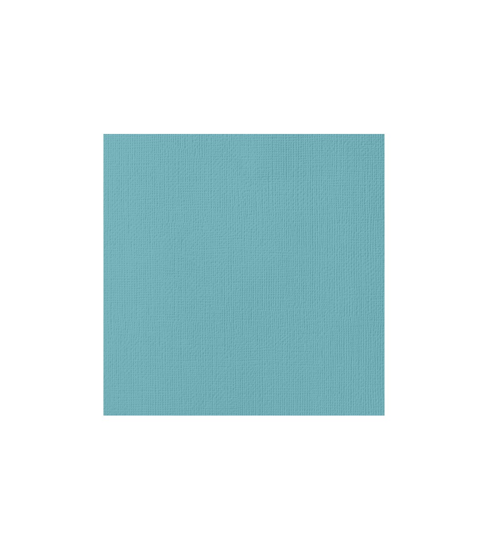 American Crafts Textured Cardstock 12x12" Mediterranean