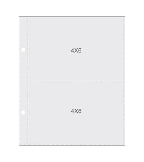 Simple Stories - SNAP Pocket Pages - 6x8" für 4x6" Refills
