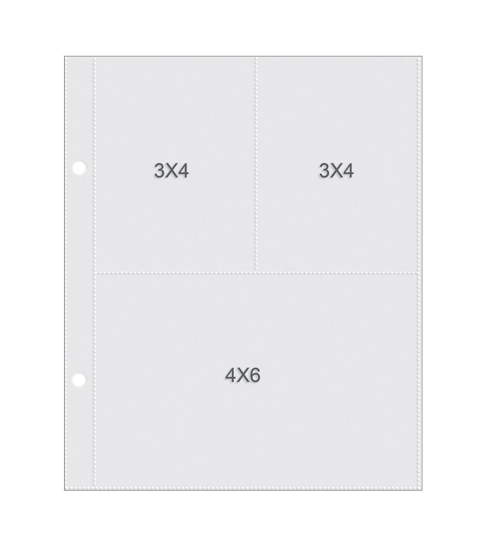 Simple Stories - SNAP Pocket Pages - 6x8" für 3x4 und 4x6 Refill