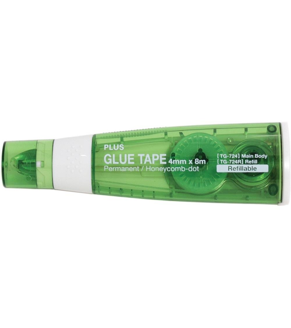 PLUS - Glue Tape Kleberoller TG-724 - 4mm (grün)