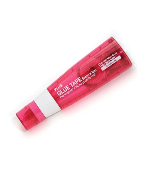 PLUS - Glue Tape Kleberoller TG-726 - 6mm (pink)