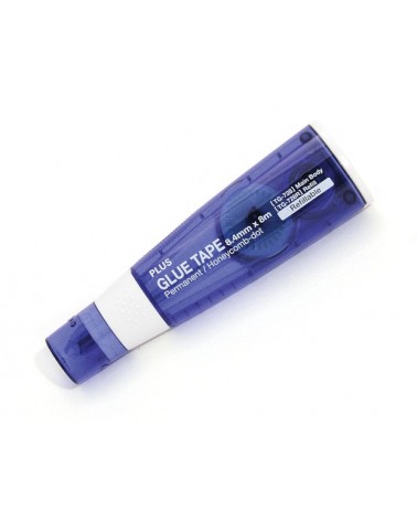 PLUS - Glue Tape Kleberoller TG-728 - 8mm (blau)
