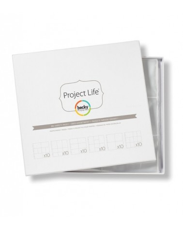 Project Life - Photo Pages/Protectors BIG PACK Variety 1