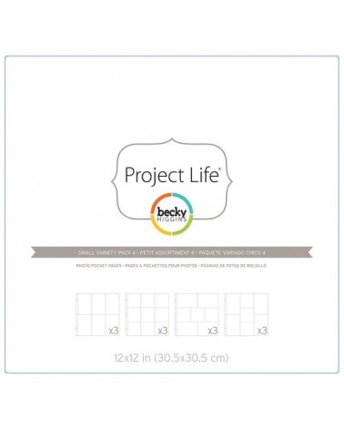 Project Life - Photo Pages/Protectors Small Variety Pack 4