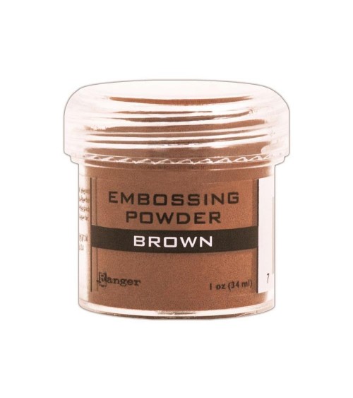 Ranger - Embossing Powder * Brown (1 oz./34 ml)