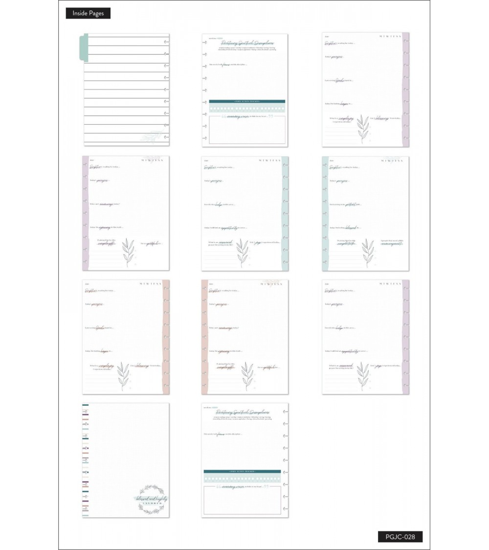 Happy Planner Classic Guided Journal Simple Faith