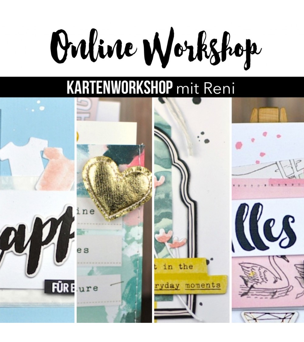 Karten Online Workshop mit Reni "Gutscheinkarten"