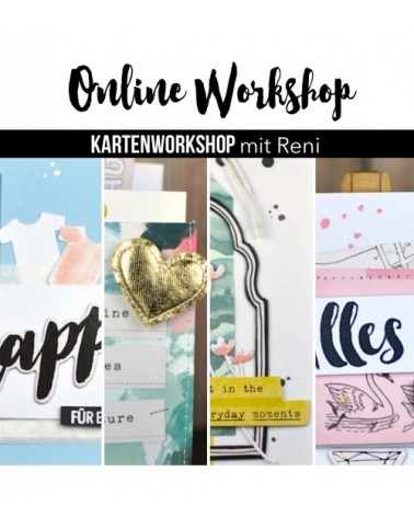 Karten Online Workshop mit Reni "Gutscheinkarten"