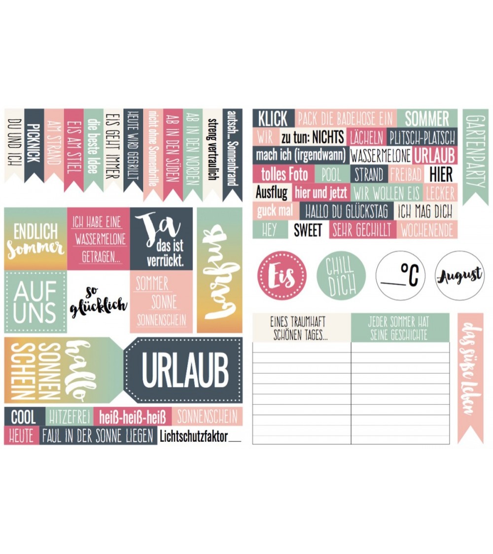 Printables "Hallo Sonnenschein"