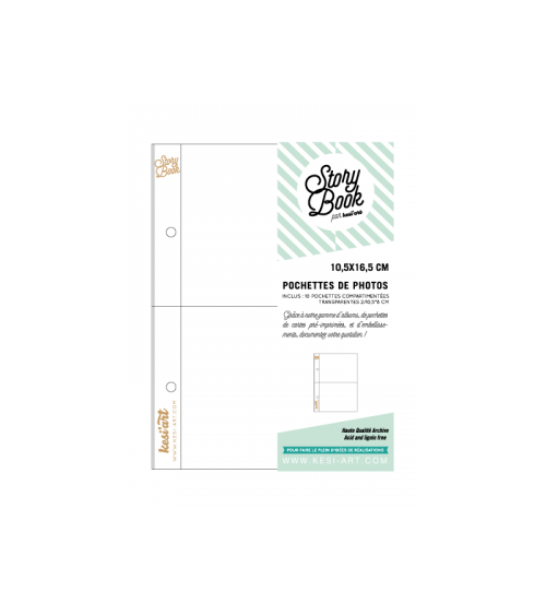 kesi-art - Schutzhüllen - Pocket Pages 10x16cm (2x 8x10