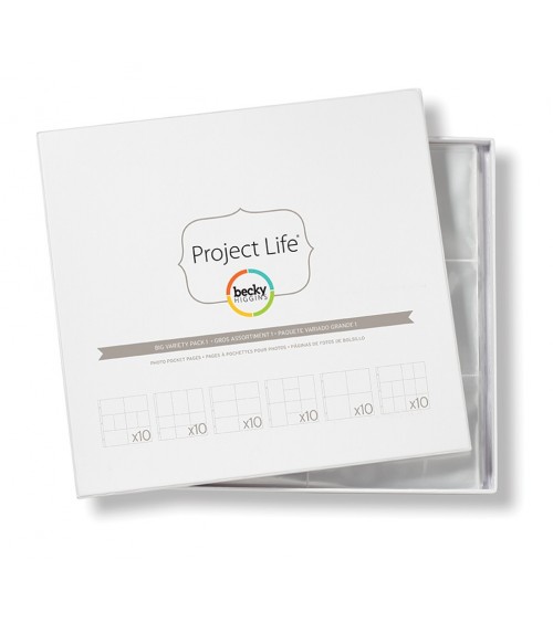 Project Life - Photo Pages/Protectors BIG PACK Variety 1