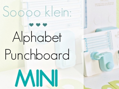 Mini Alphabet Punch Board von WRMK