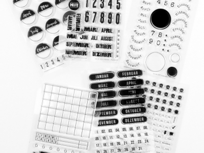 neue Klartext Stempel für Kalender & Planner